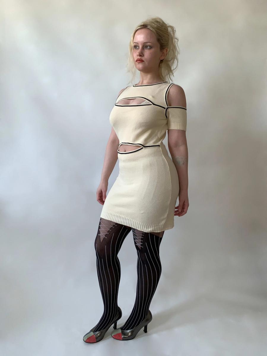 Vintage Vivienne Westwood Knit Cutout Dress product image