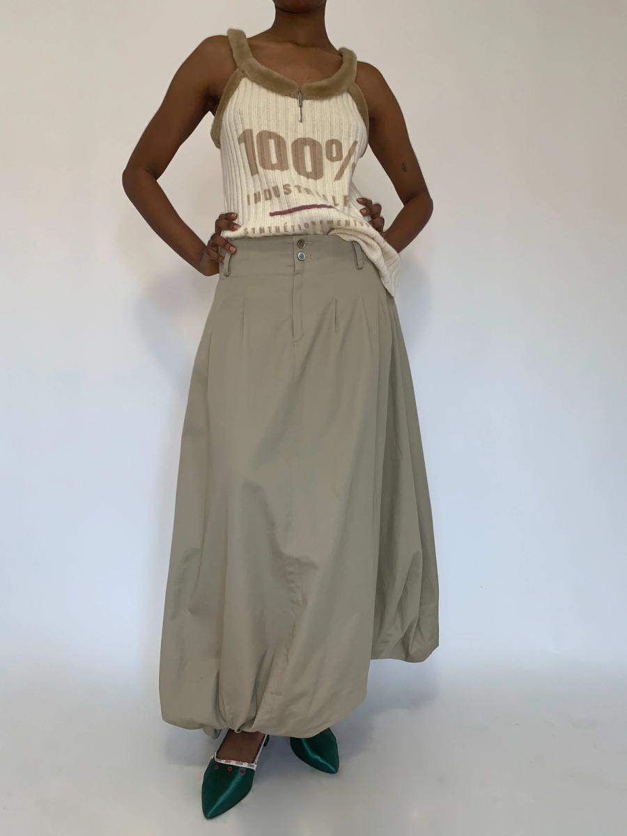 20471120 Khaki Deformation Skirt product image