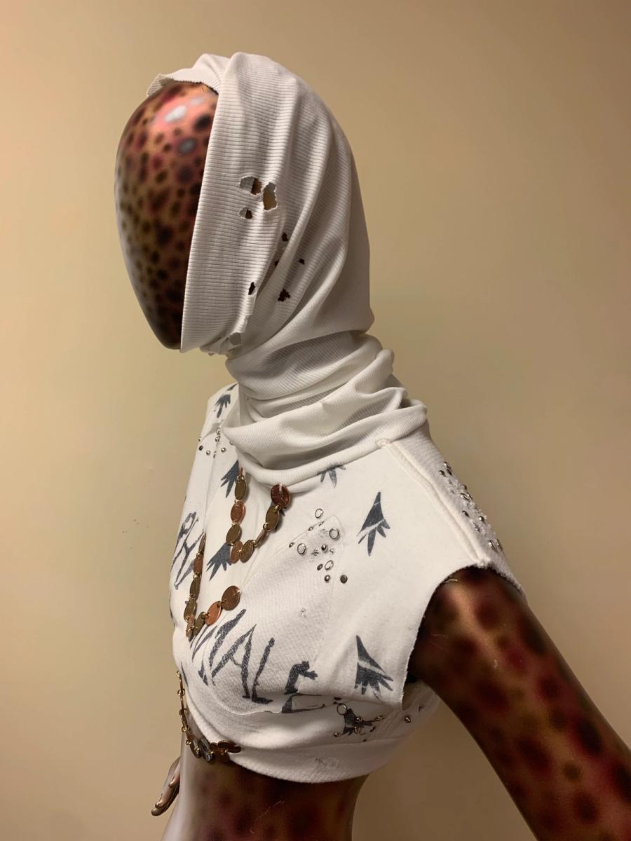 Alpha Male Studded Sweatshirt Top With Pennies product image