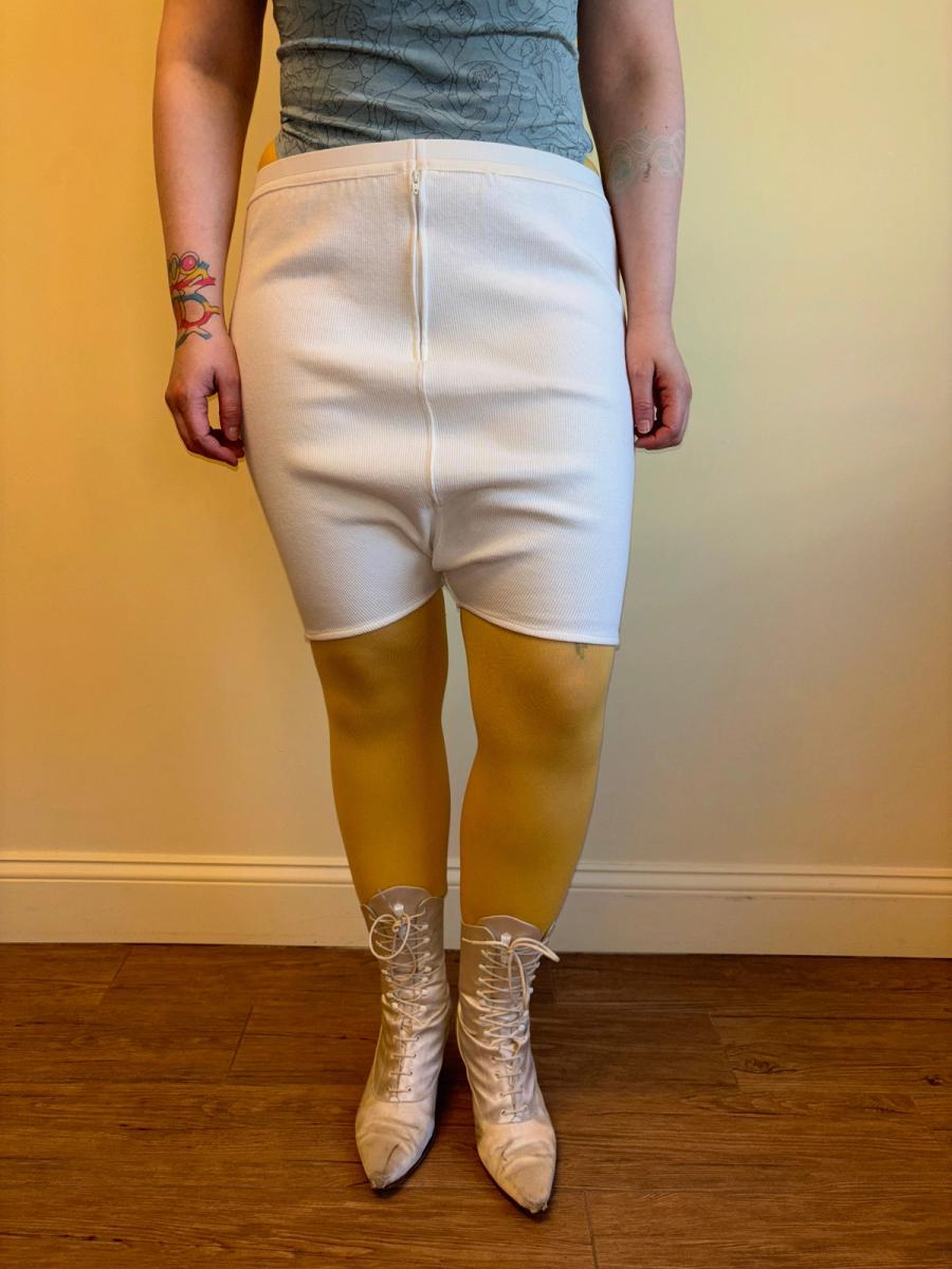 80s Jean-Paul Gaultier Public Underwear Skirt product image