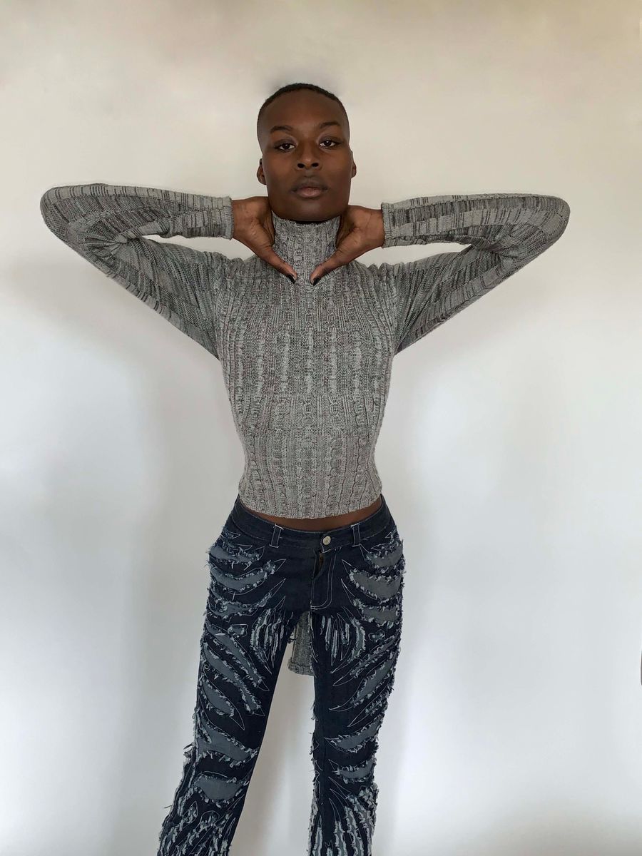 Condire Lace Up Sweater product image