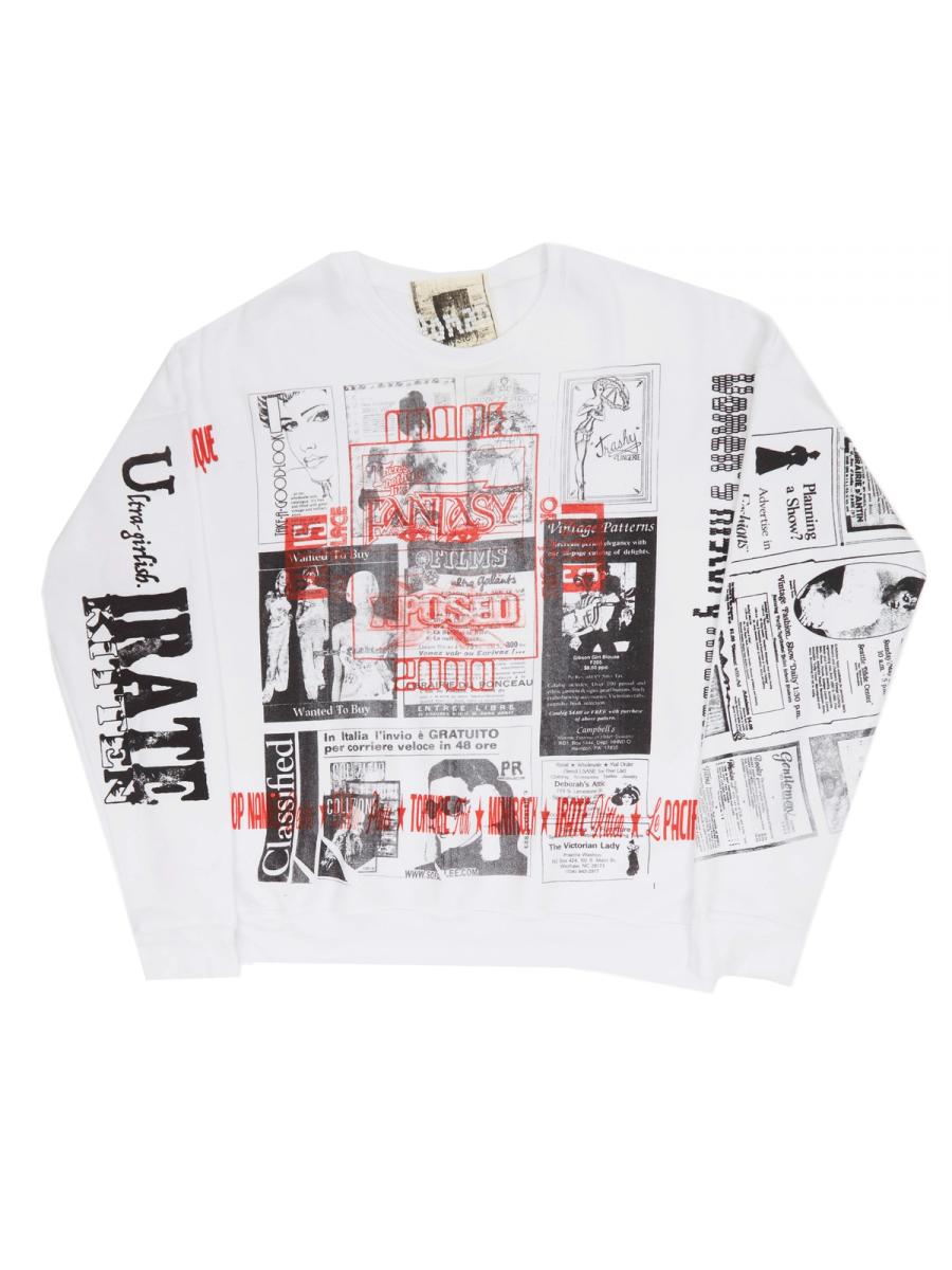 SEX-APPEAL Newsprint Sweatshirt - #2 Fantasy product image