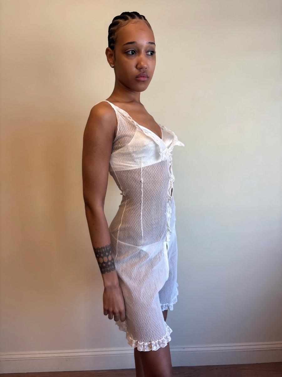 Edwardian Lace Mesh Combination Suit product image