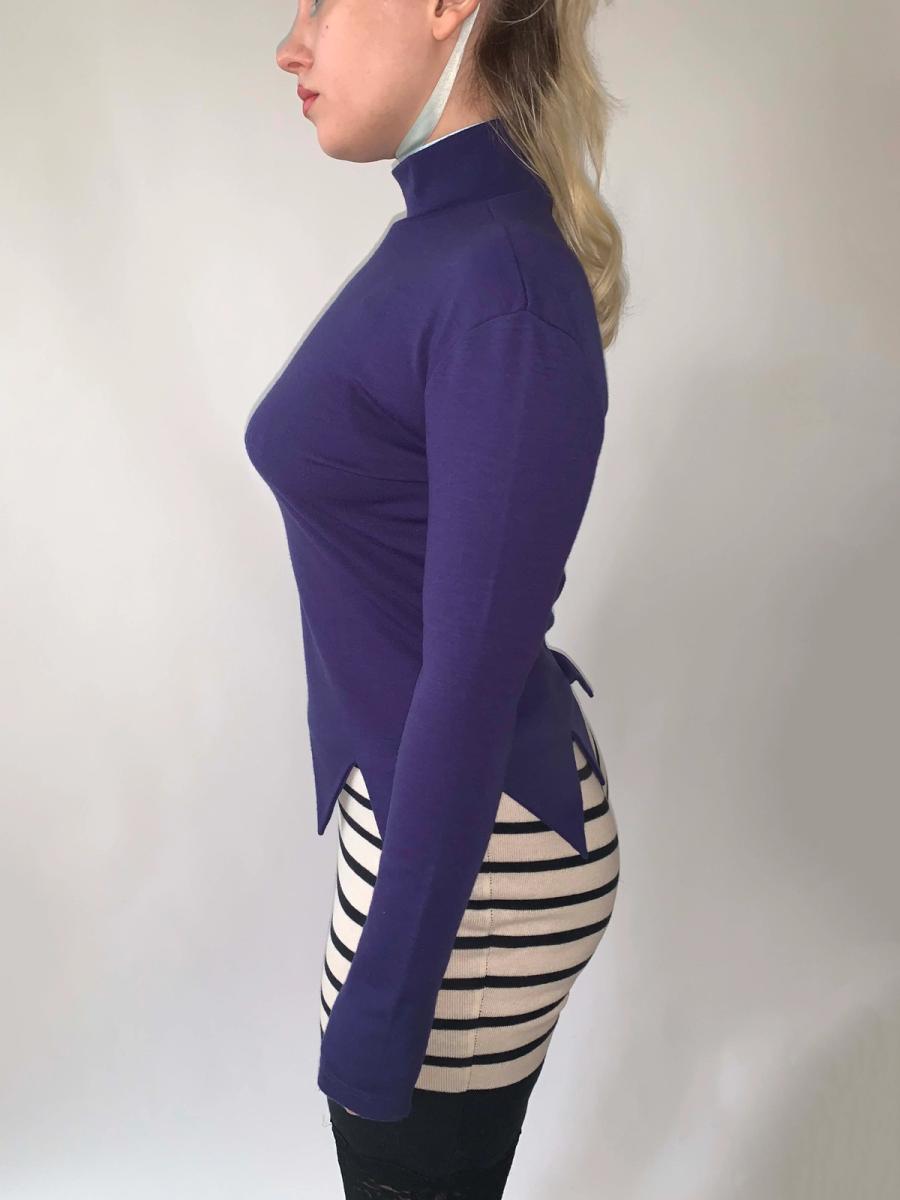 Chantal Thomass Mock Neck Knit with Fae Hem product image