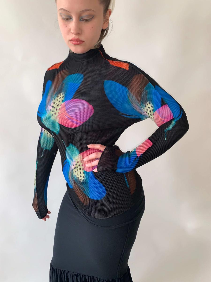 Issey Miyake Pleated Feather Shirt product image