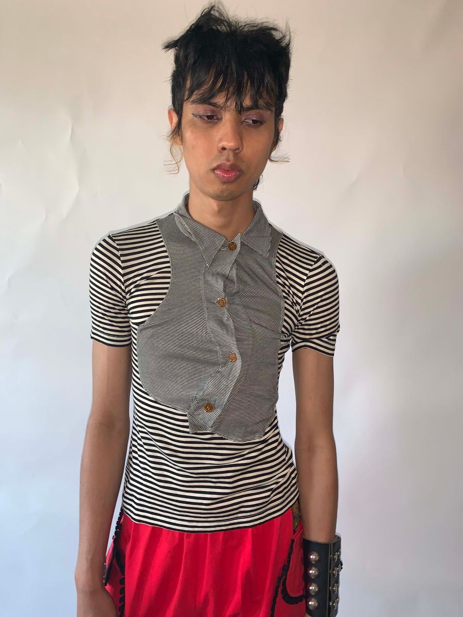 Vivienne Westwood "Alcoholic" Button Down Polo Shirt product image