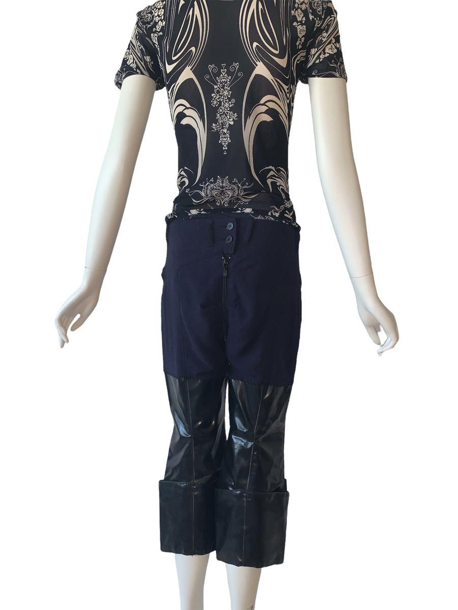 Heretic Goes Round Rubber Zip Crotch Pants product image