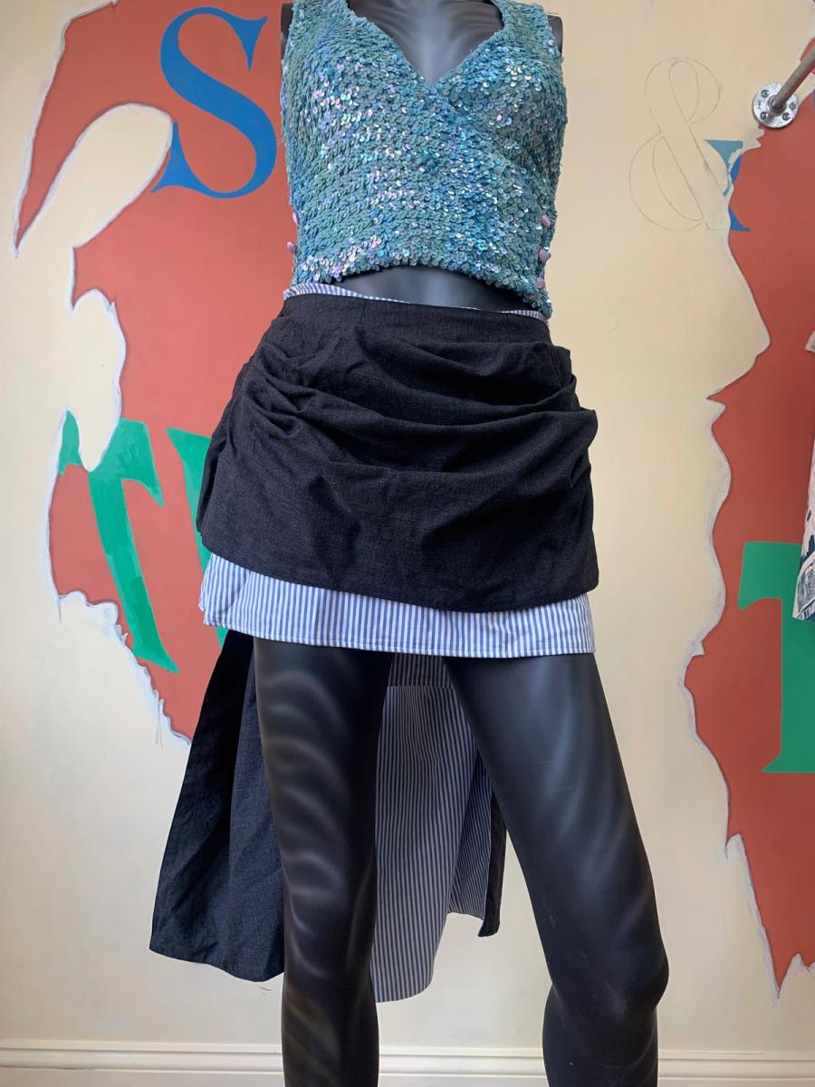 20471120 Miniskirt with Draping Sash Detail product image