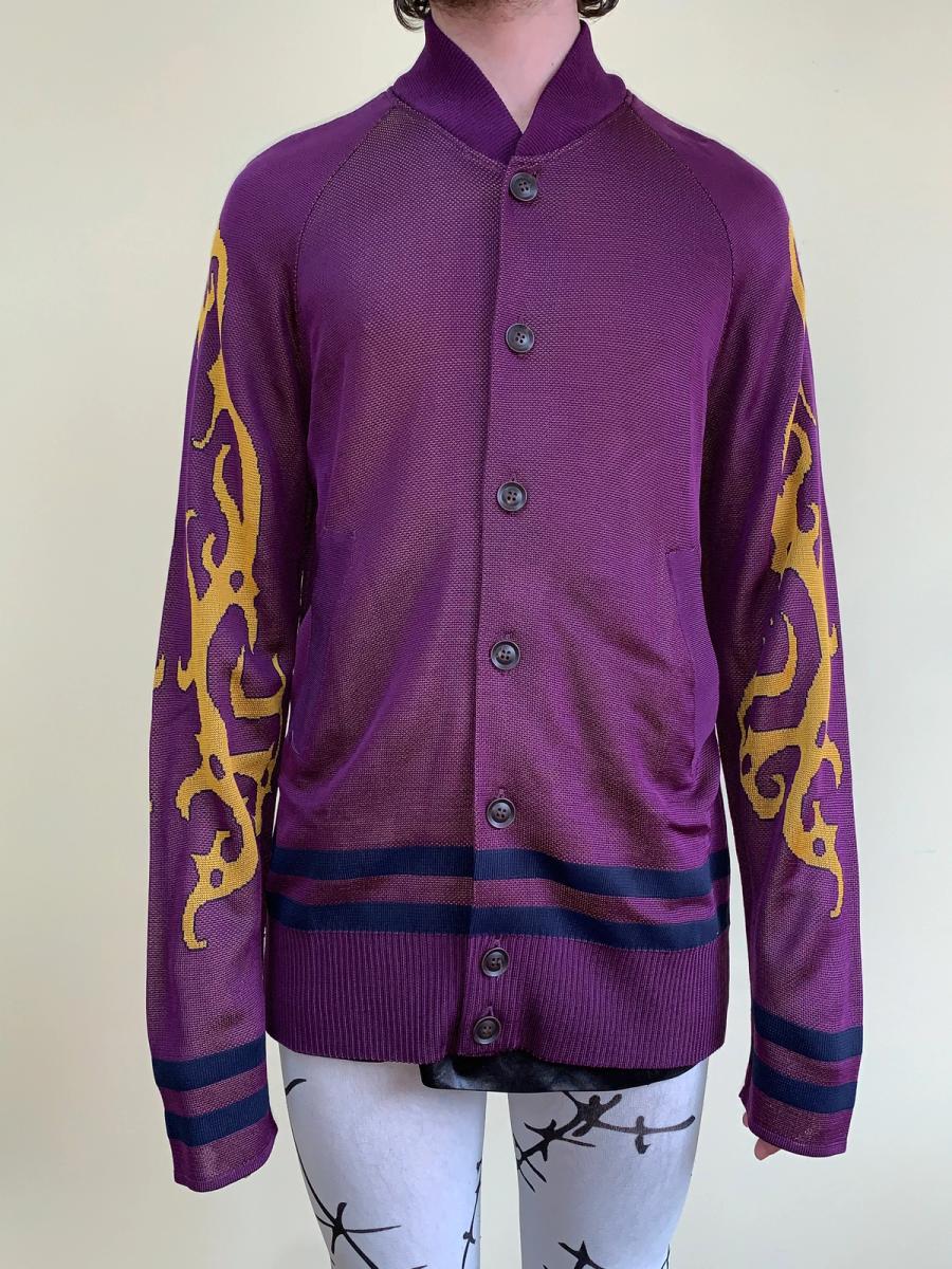 Freak of Psycho Tattoo and Bird Knit Sweater product image