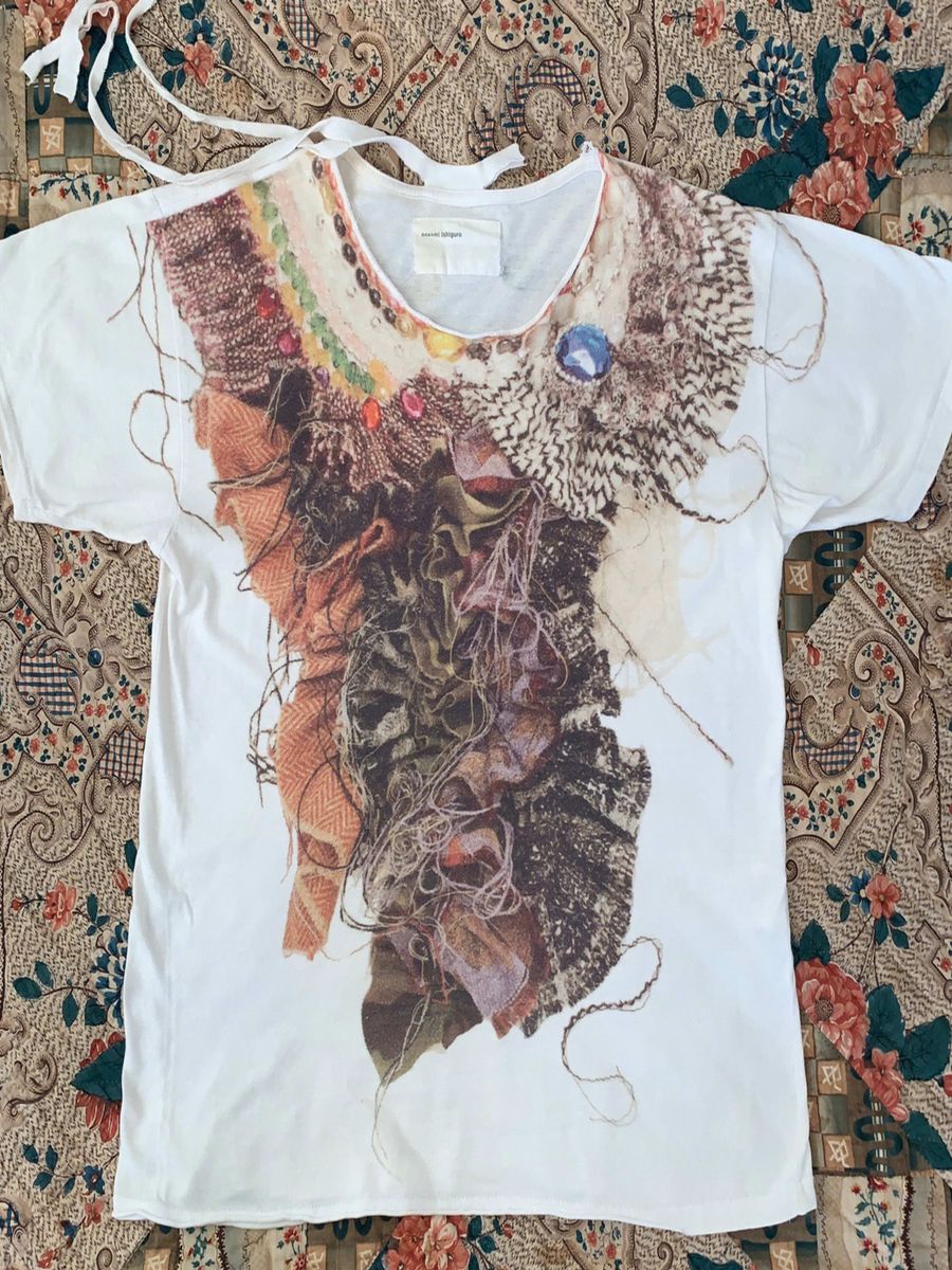 Nozomi Ishiguro Trompe L'oeil Embellished T-Shirt product image