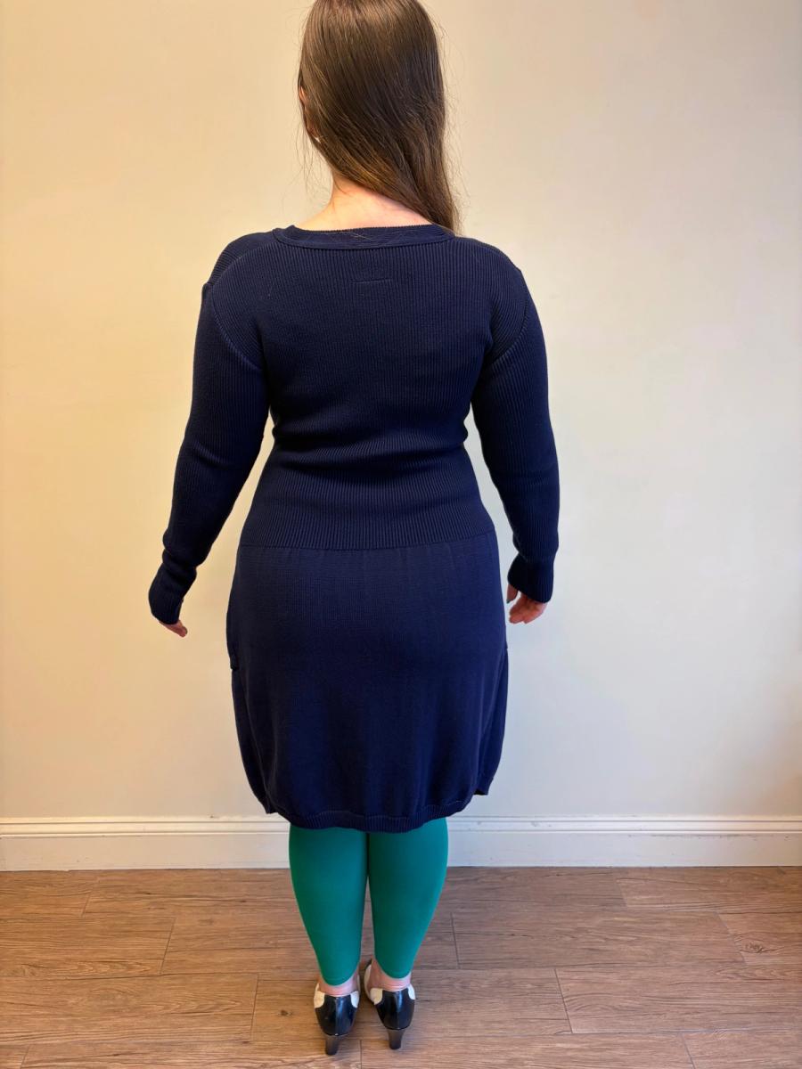 80s Richmond Cornejo Knit Cutout Dress product image