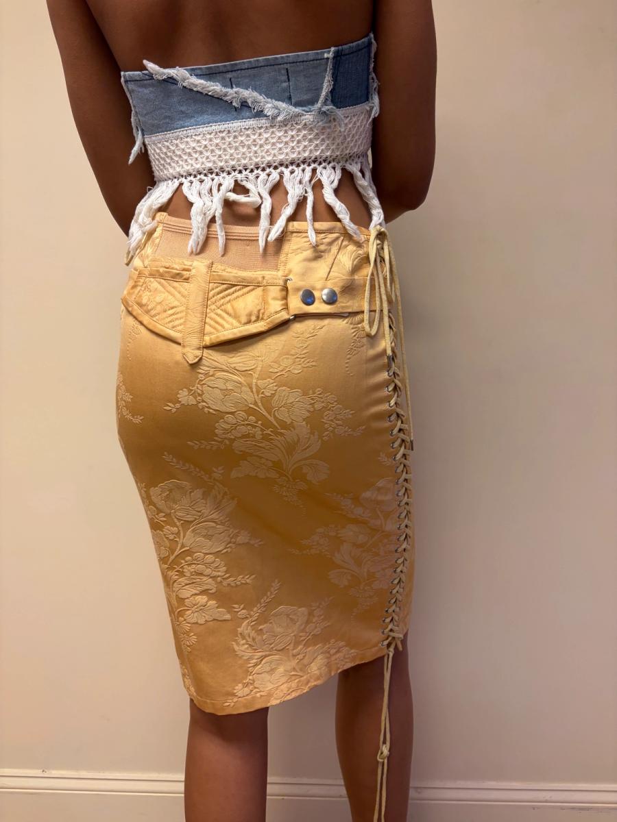Jean-Paul Gaultier Jacquard Corset Skirt  product image