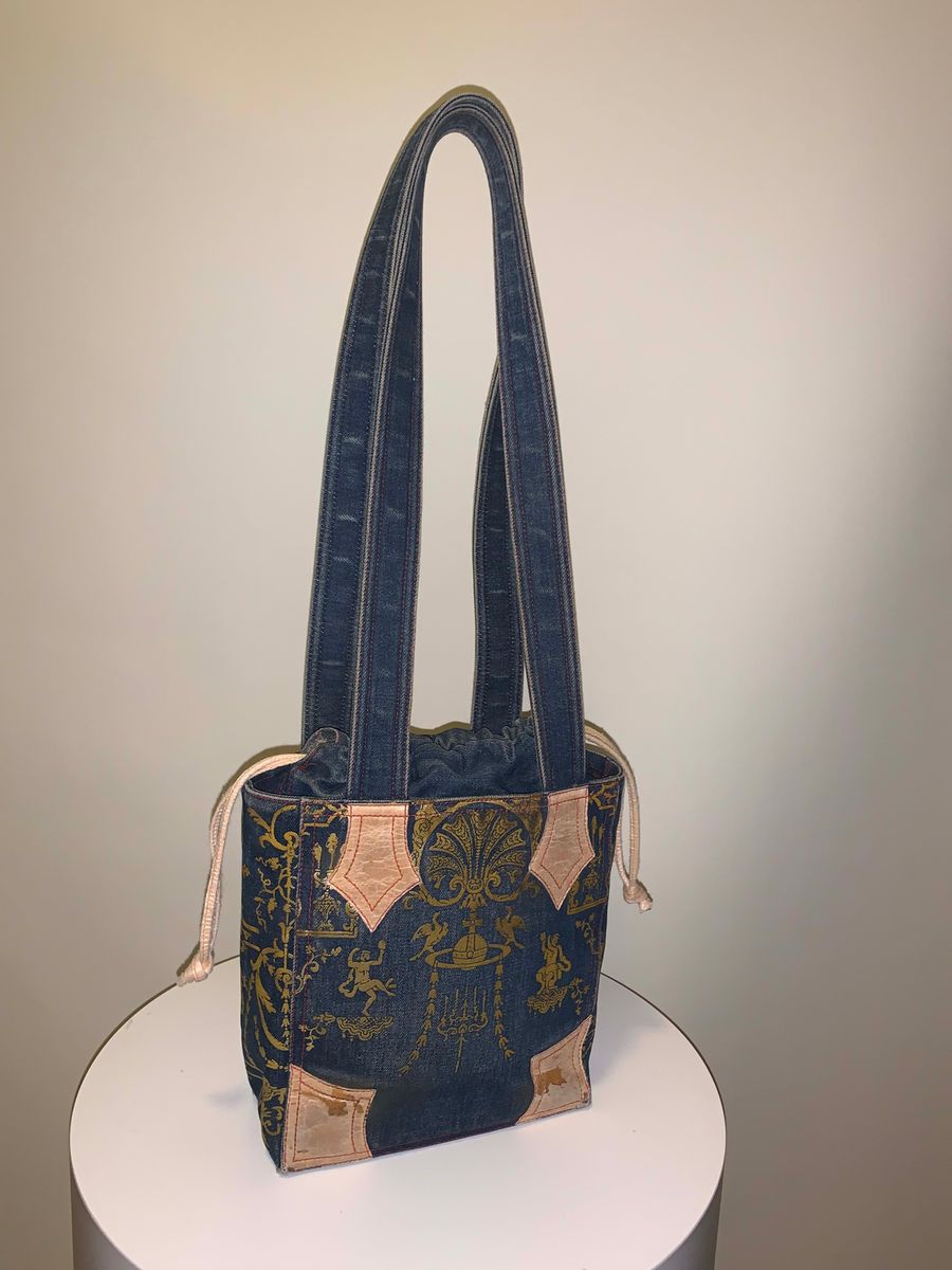 1990 Vivienne Westwood Portrait Collection Denim Boule Bag  product image