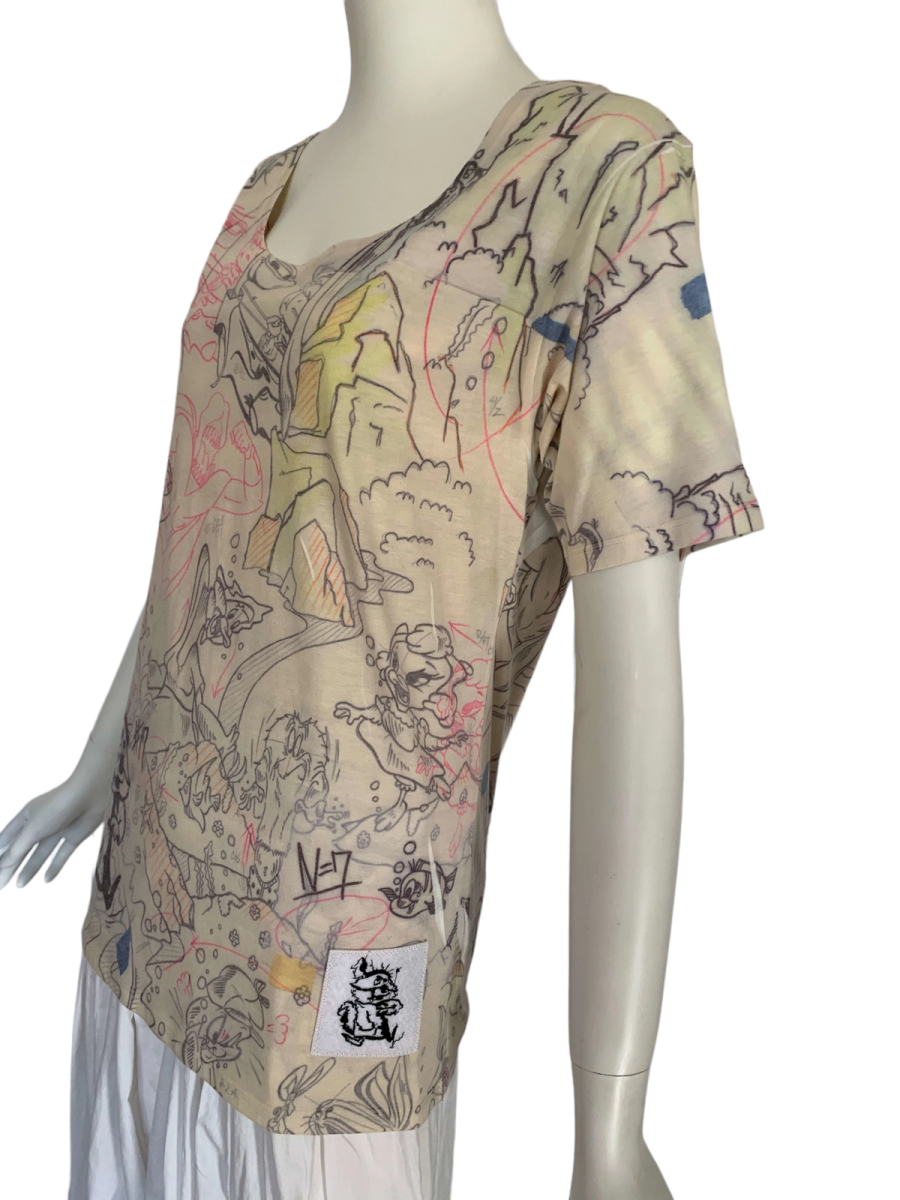 BodySong Cartoon Drawing T-shirt product image