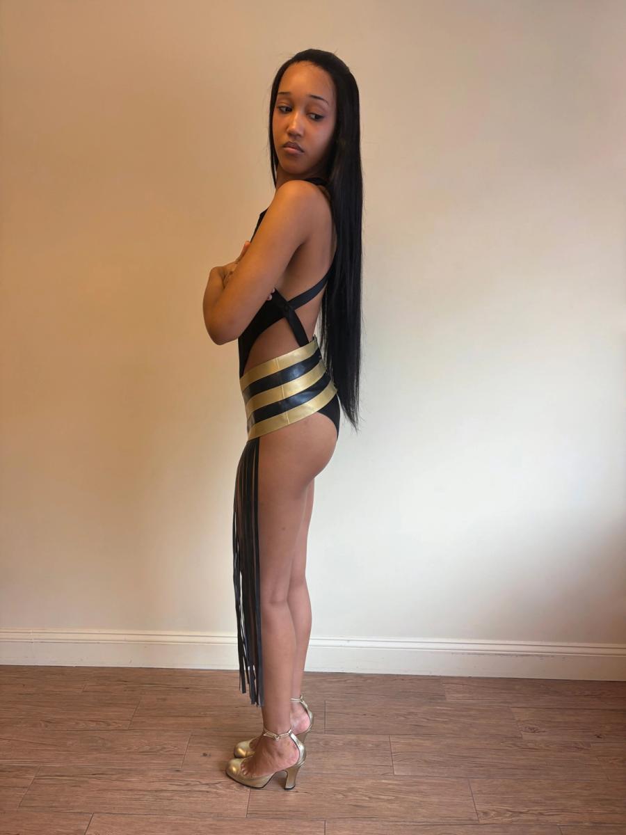 Latex Fringe Skirt product image