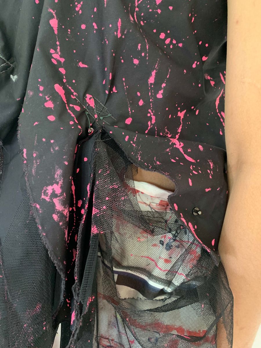 Hisui Asymmetrical Splatter Gown product image