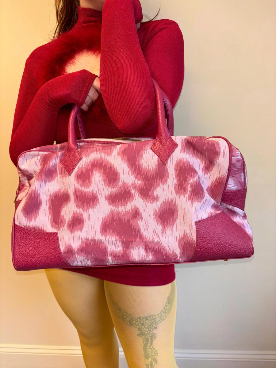 90s Vivienne Westwood Leopard Travel Bag product image