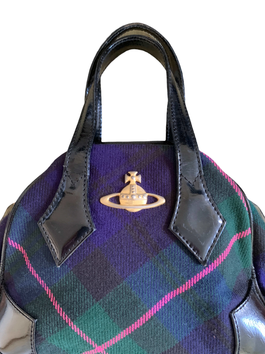 90s Vivienne Westwood Mini Yasmine Tartan Bag product image