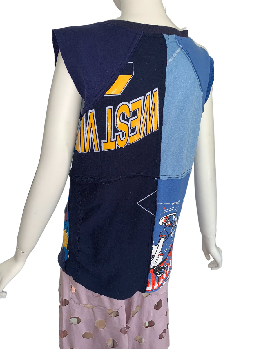 Hanjiro "Sample" Patchwork Sweatshirt Top product image