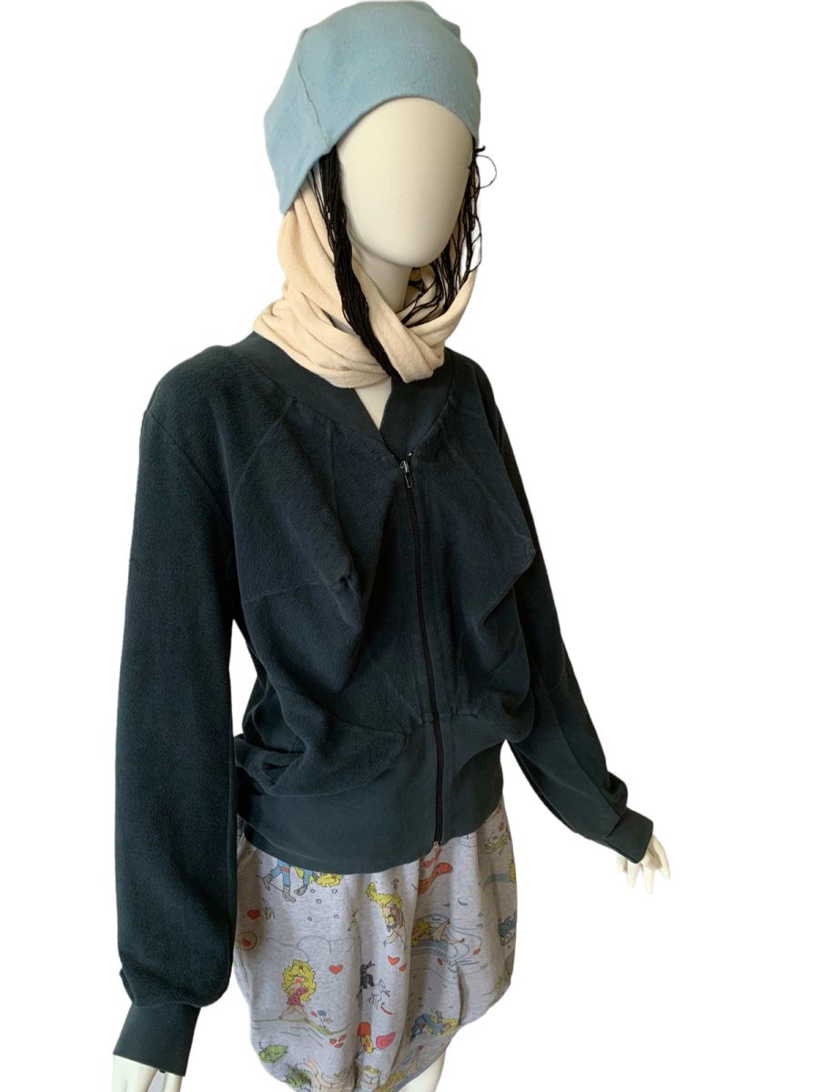 Bernhard Willhelm "Bullet Bra" Zip Up Sweatshirt product image