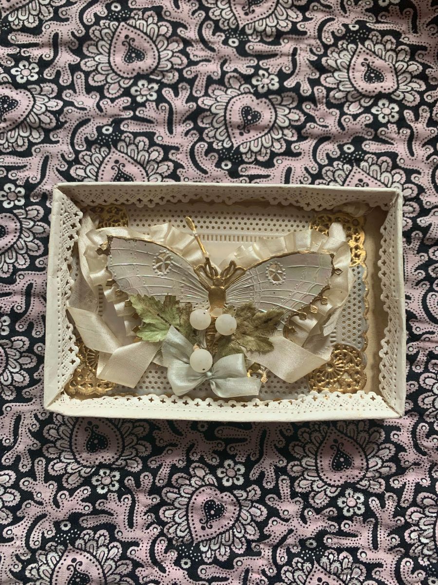 Antique French Shadowbox Postcard product image