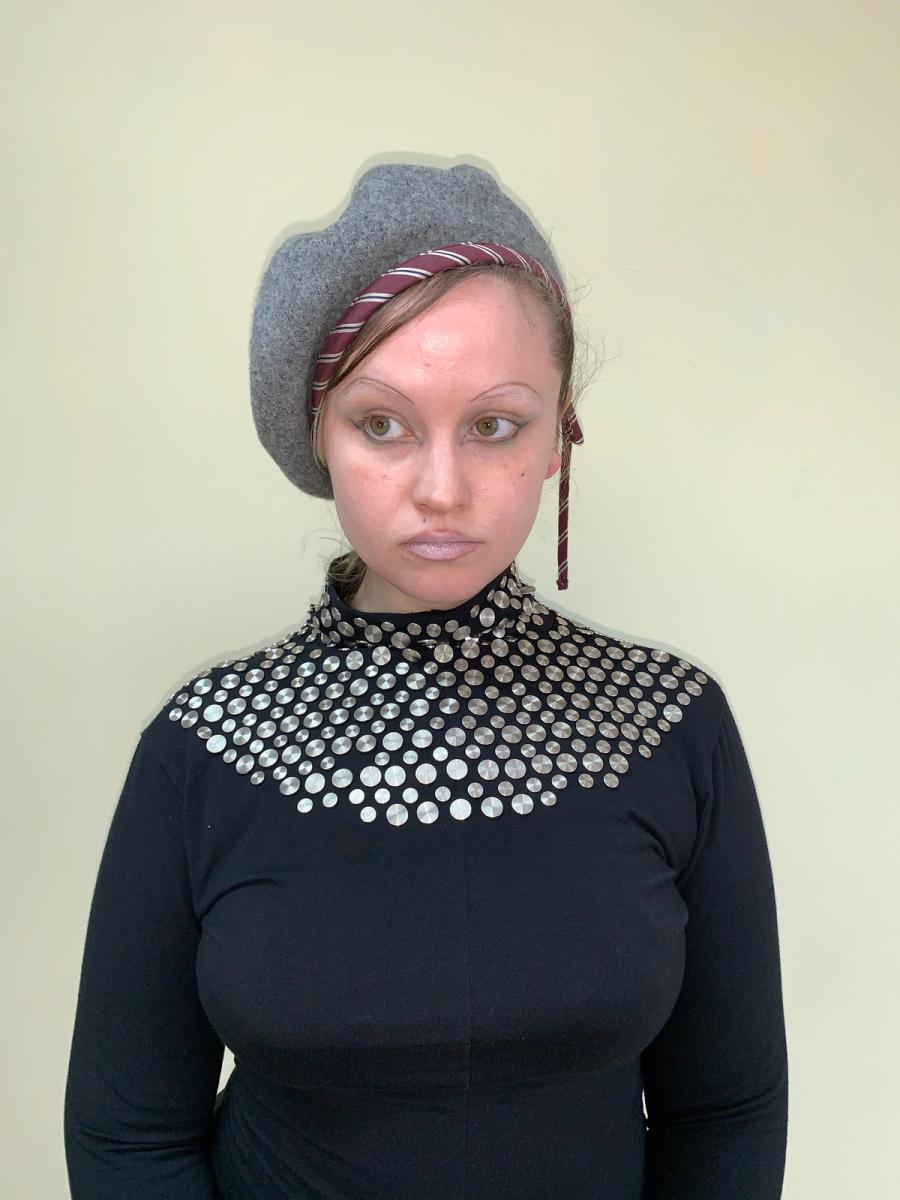 Vivienne Westwood Studded Gray "Venus" Beret product image