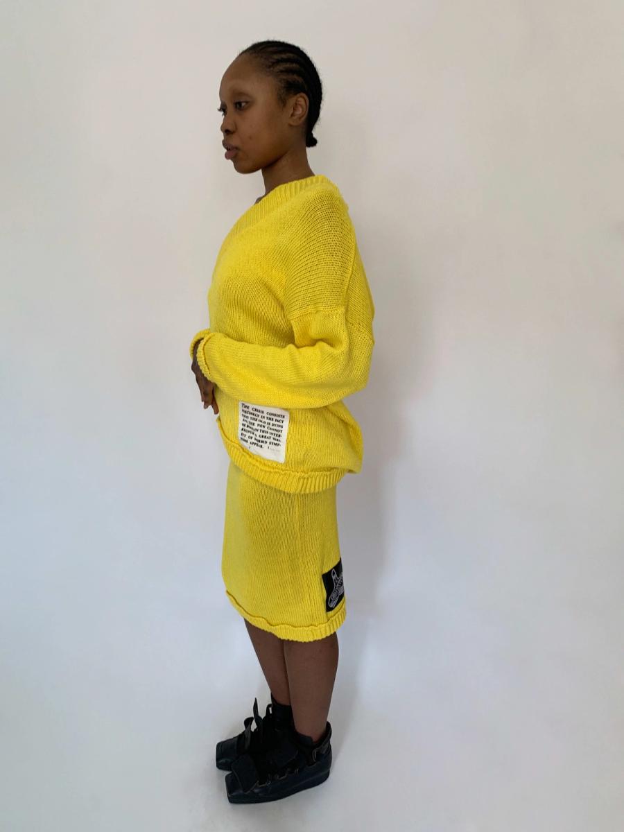 Richmond Cornejo Yellow Knit Set product image