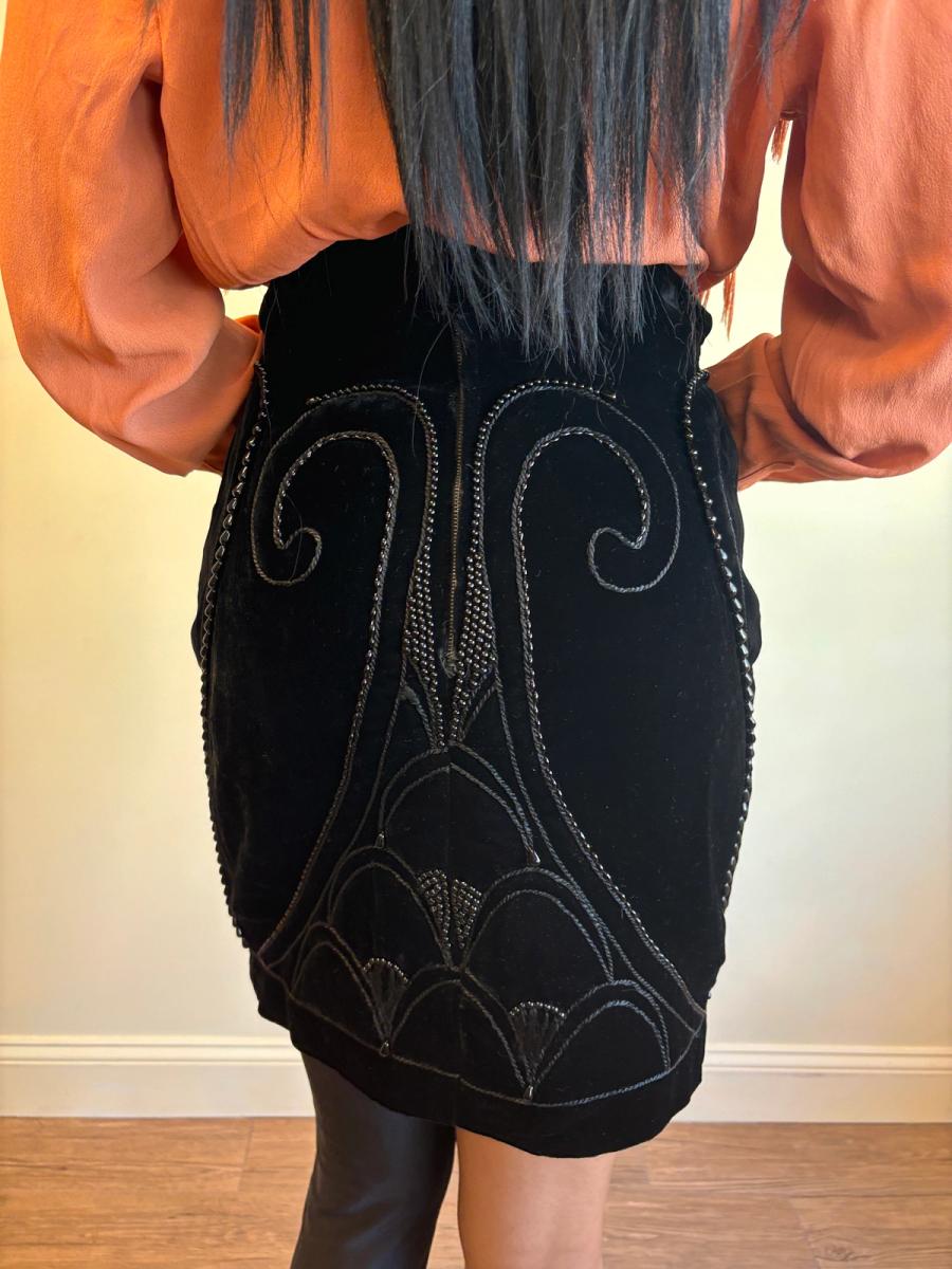 1980s Krizia Ornamental Skirt product image