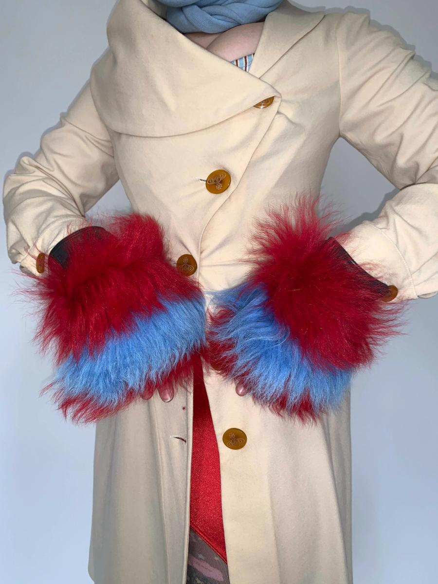 Vivienne Westwood Fingerless Fur Gloves