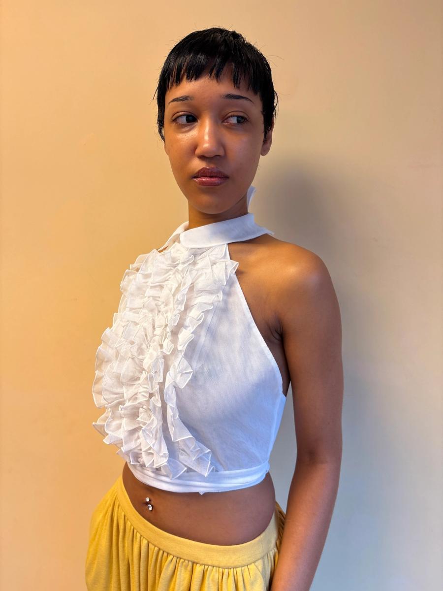 Chantal Thomass Mesh Ruffled Dickie product image