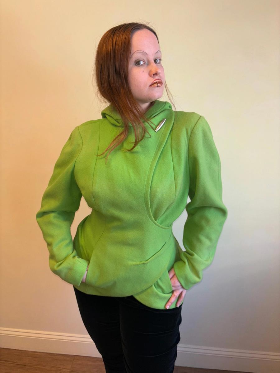 80s Thierry Mugler Activ Green Jacket product image