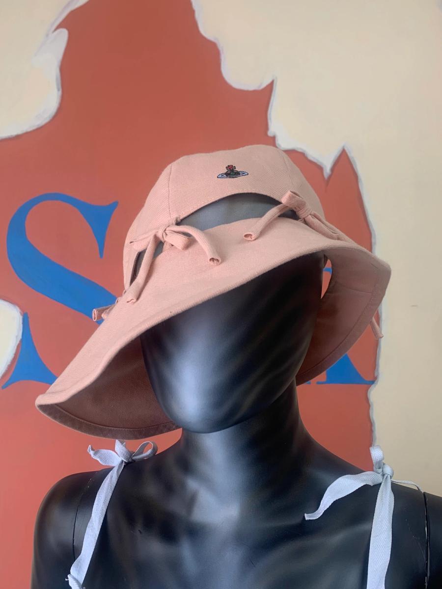 Vivienne Westwood Peach Hat with Ties product image