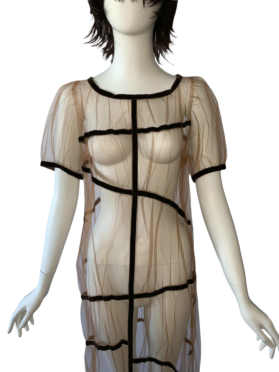 Condire / 20471120 Sheer Patchwork Dress product image