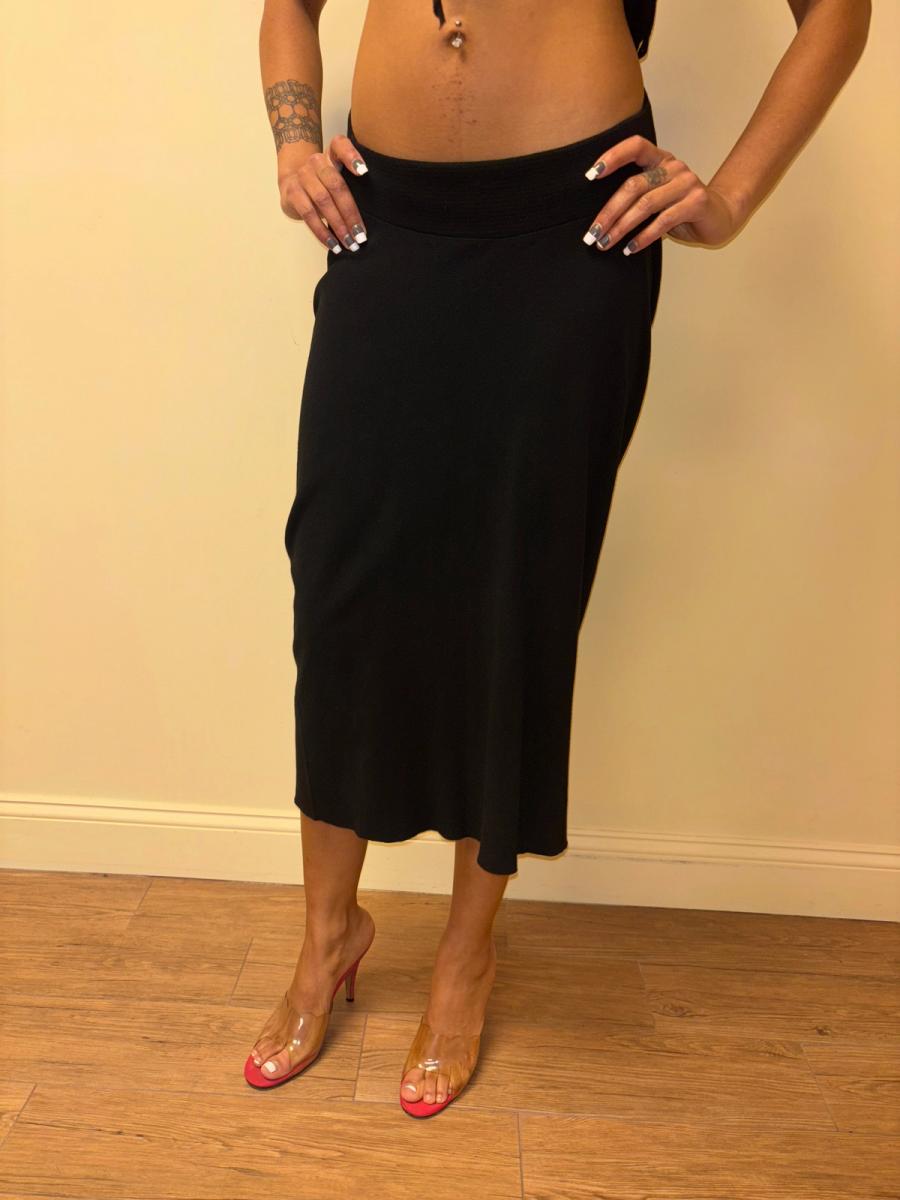 00s Issey Miyake APOC Bustle Black Skirt product image