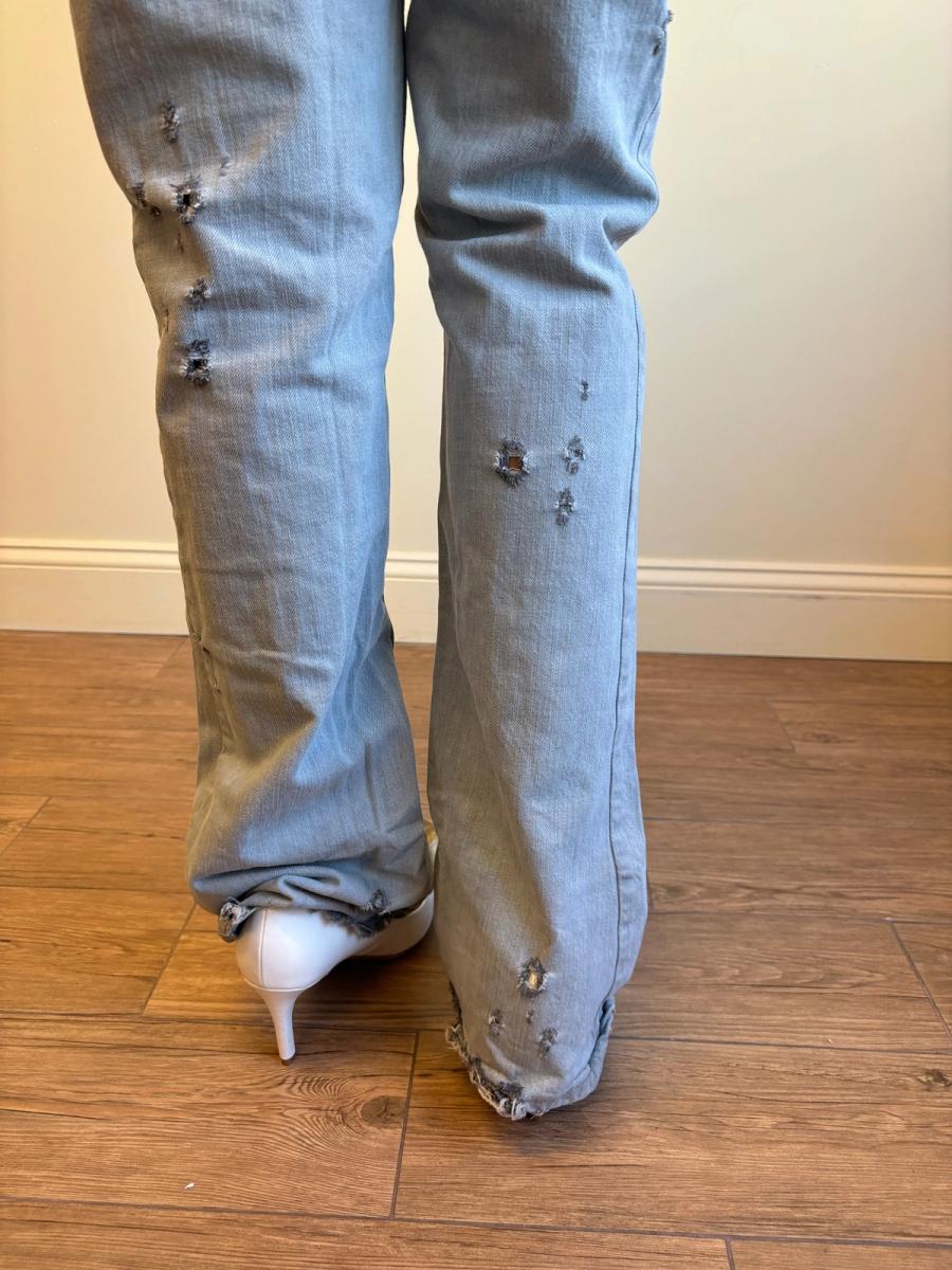 90s Vivienne Westwood Anglomania Distressed Jeans product image