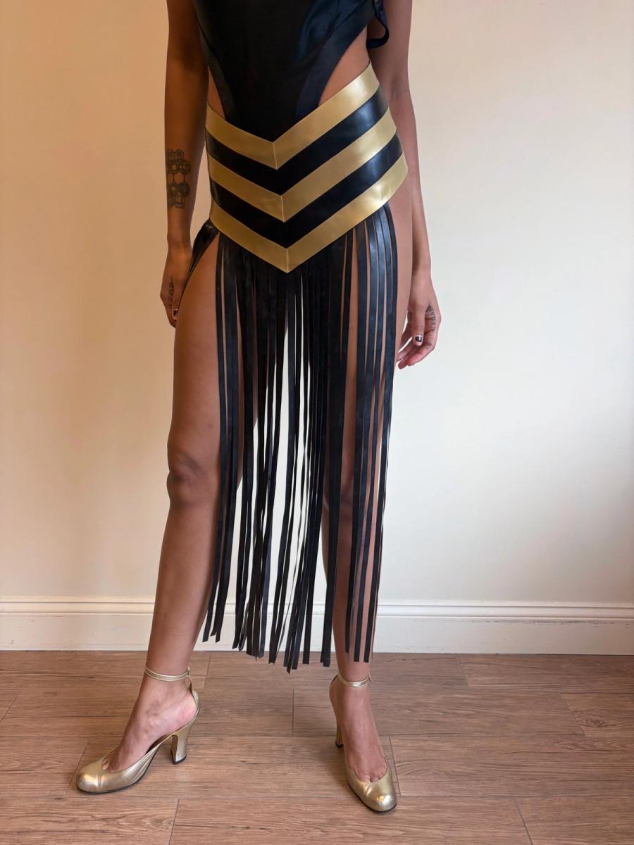 Latex Fringe Skirt product image