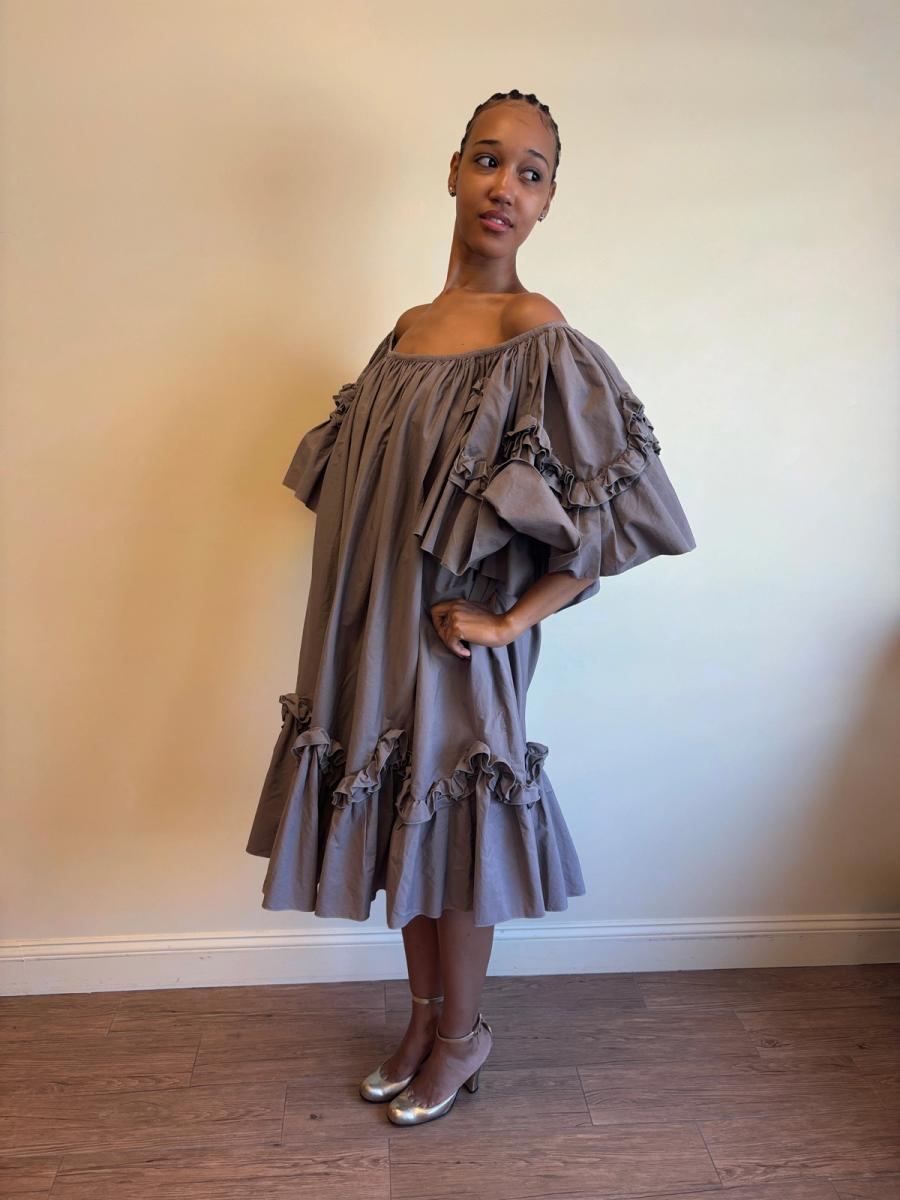 Vintage Chantal Thomass Ruffle Trapeze Dress product image