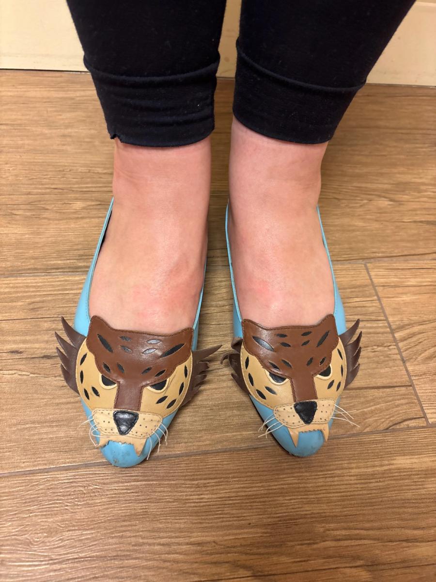 Marjan Pejoski Wild Cat Leather Flats product image