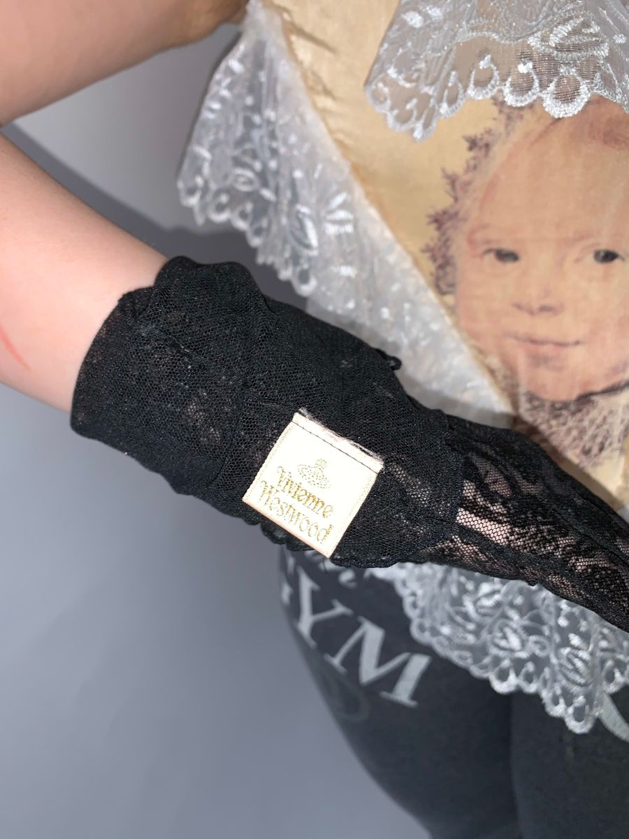 Vintage Vivienne Westwood Black Lace Gloves product image