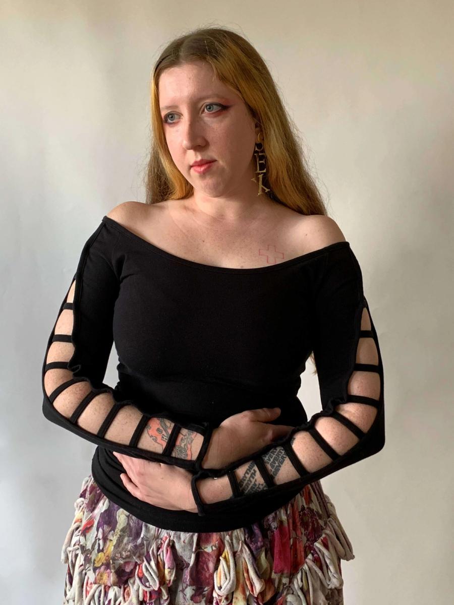 80s Lolita Lempicka Cage Shirt product image