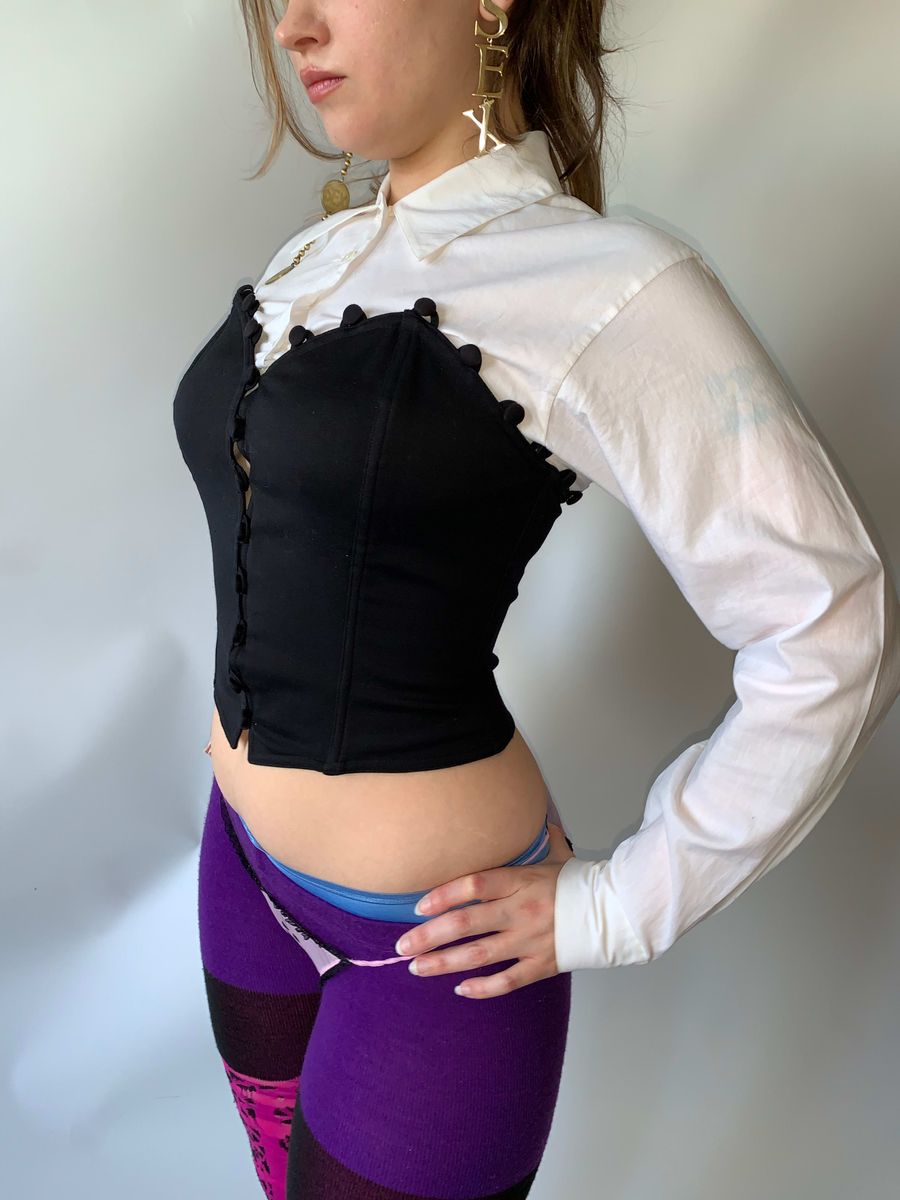 Chantal Thomass Button Illusion Bustier product image