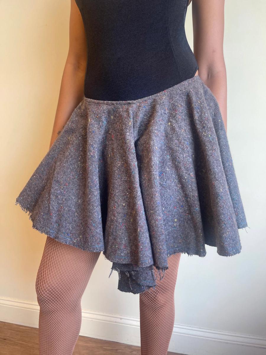 Nozomi Ishiguro Confetti Tweed Skort product image