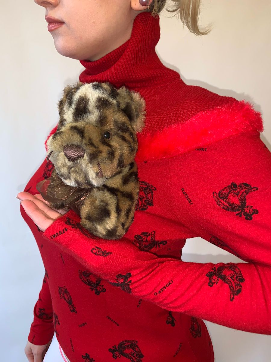 Wonderful World- Kaneko Isao Cheetah Teddy Brooch product image