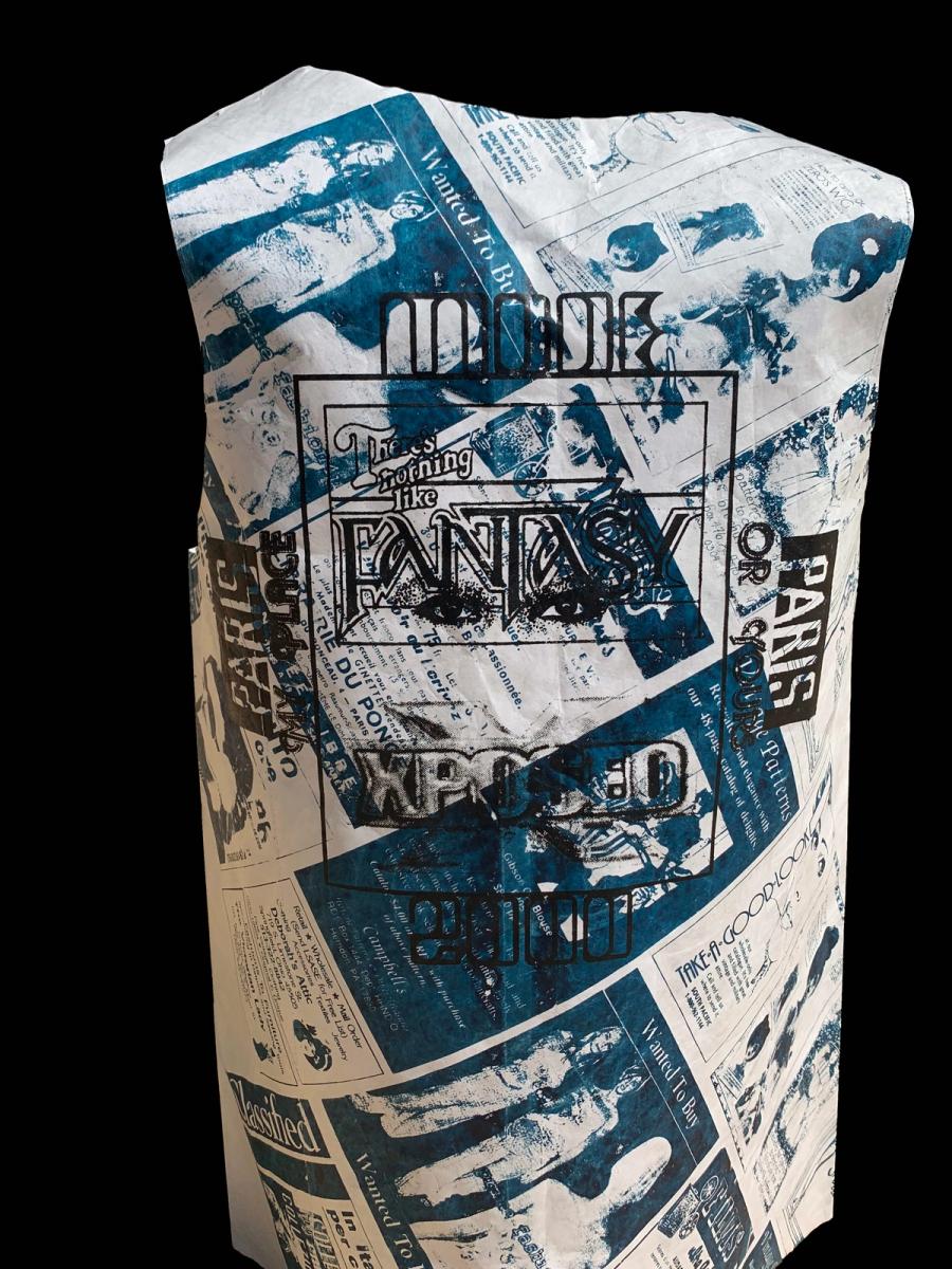 Newsprint Minirock Shift Dress product image