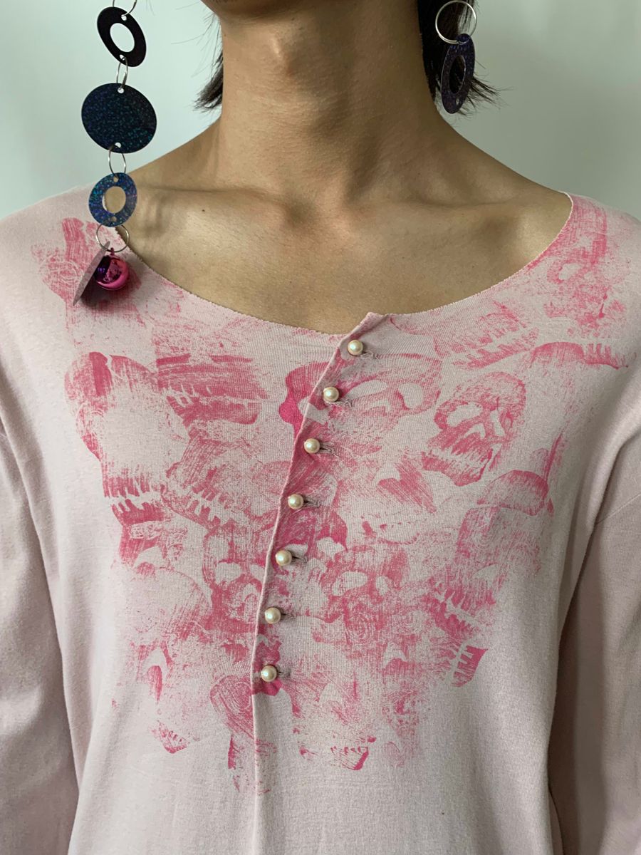 Nozomi Ishiguro Pearl & Skull Longsleeve product image