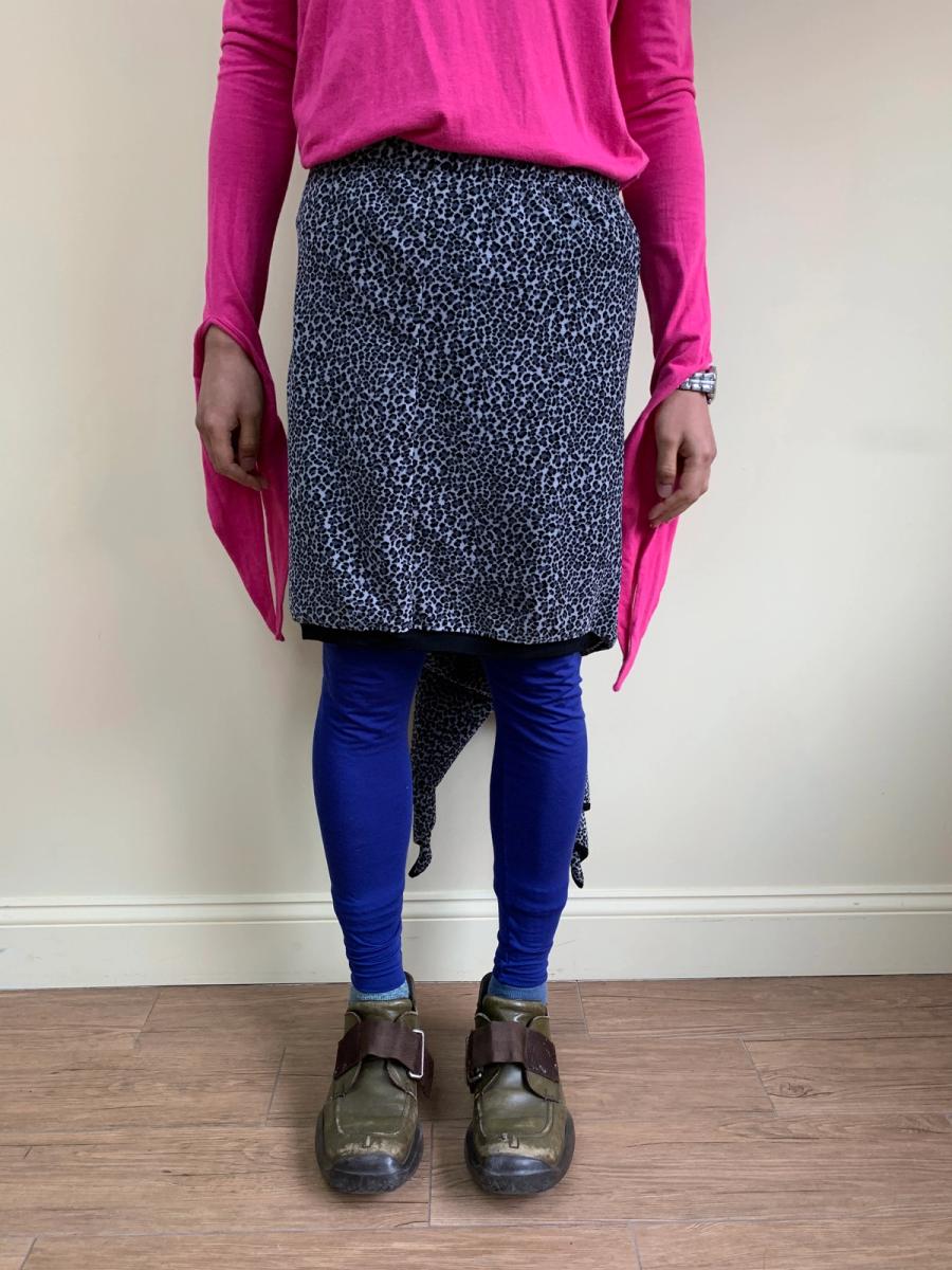 Bernhard Willhelm Early Leopard Velour Skirt/Pants product image