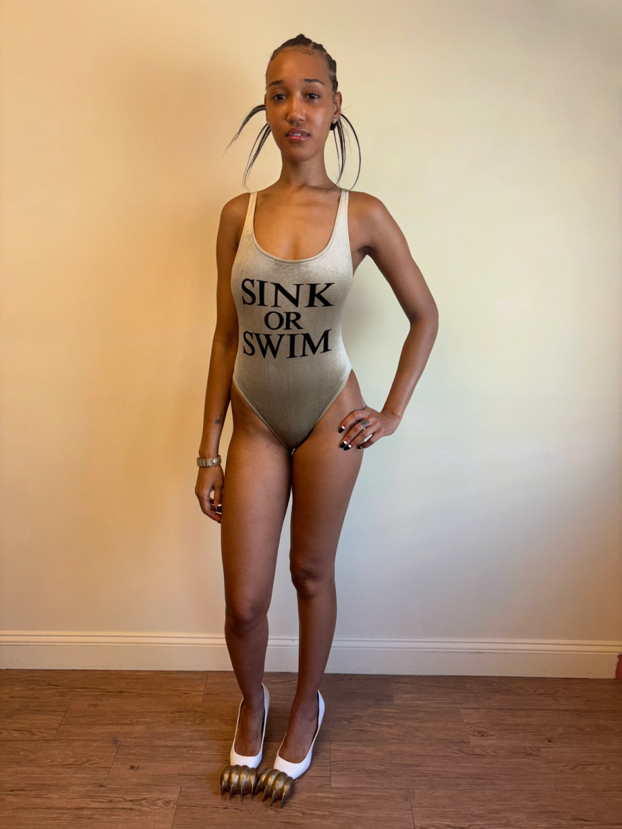 Vintage Moschino 'Sink or Swim' Swimsuit product image