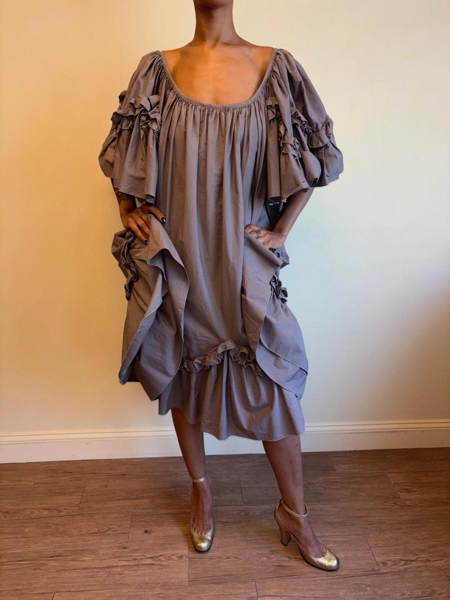 Vintage Chantal Thomass Ruffle Trapeze Dress product image