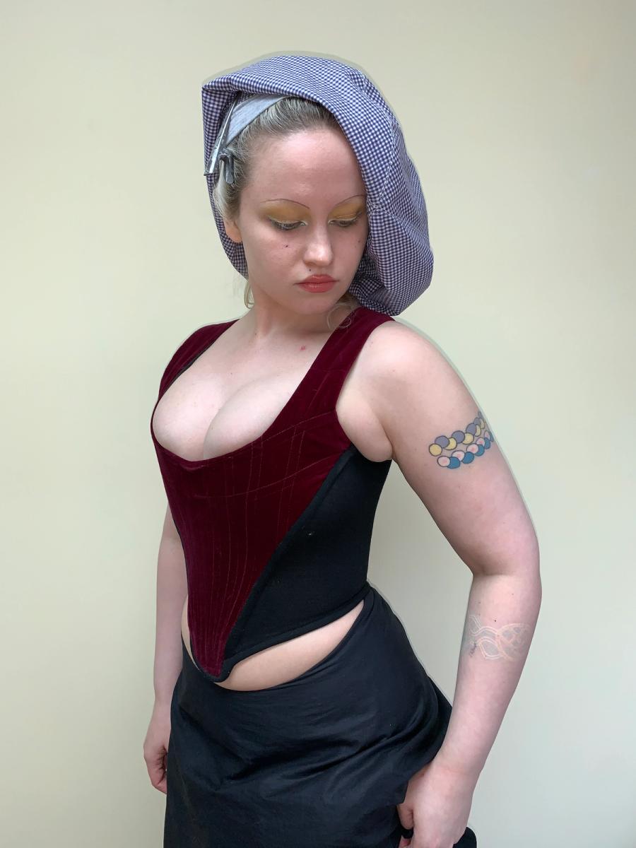 1987 Vivienne Westwood 'Harris Tweed' Collection Velvet Corset product image