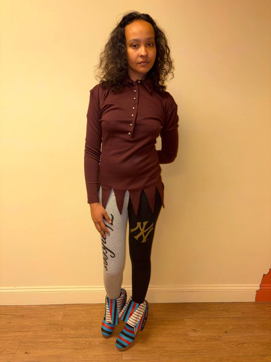 90s Chantal Thomass Harlequin Top  product image